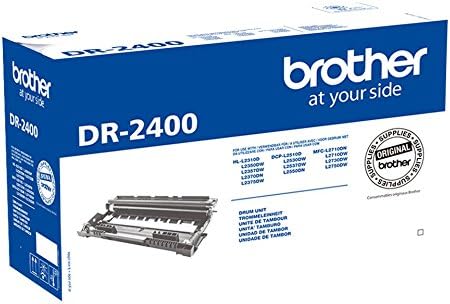 Brother DR-2400 Drum Unit, Genuine Supplies, Black