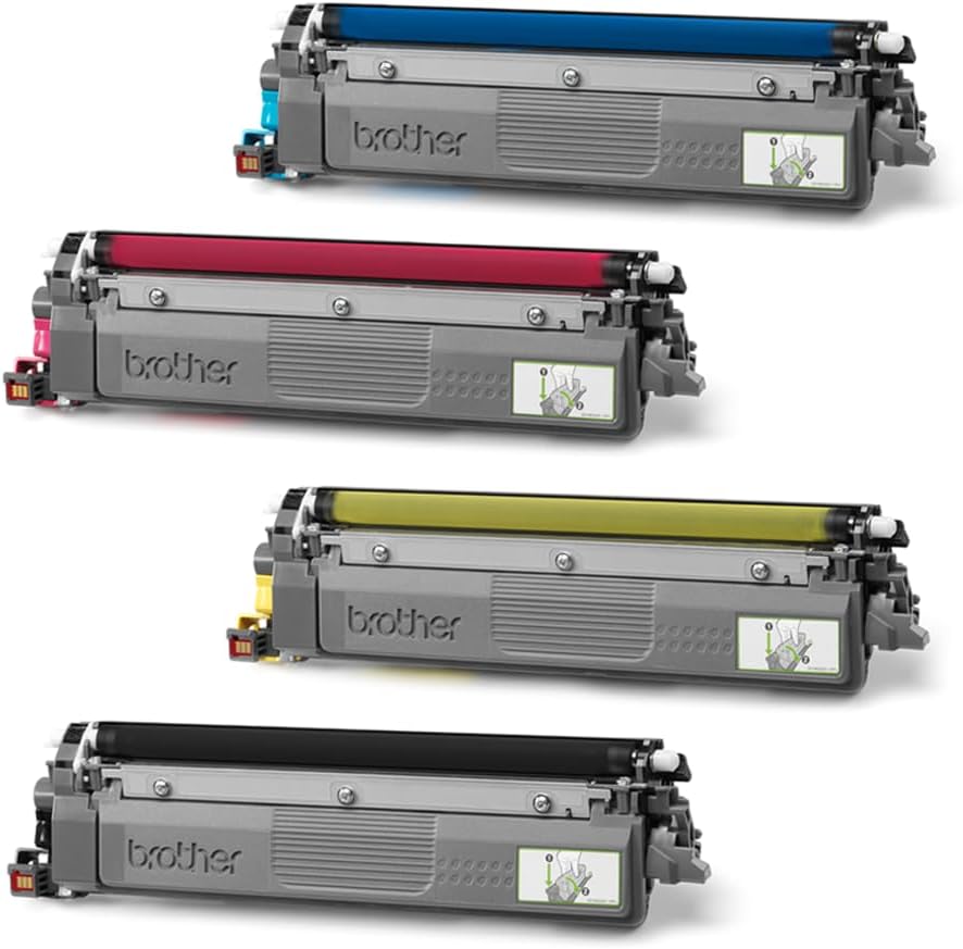Brother TN-248BK/TN-248C/TN-248M/TN-248Y Toner Cartridges, Black/Cyan/Magenta/Yellow, Multi-Pack, Standard Yield, Includes 4 x Toner Cartridges, Genuine Supplies
