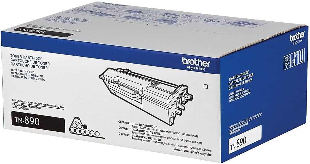 Brother Brand Name TN-890 Ultra High Yld Toner 20K YLD for HL-L6400DW TN890