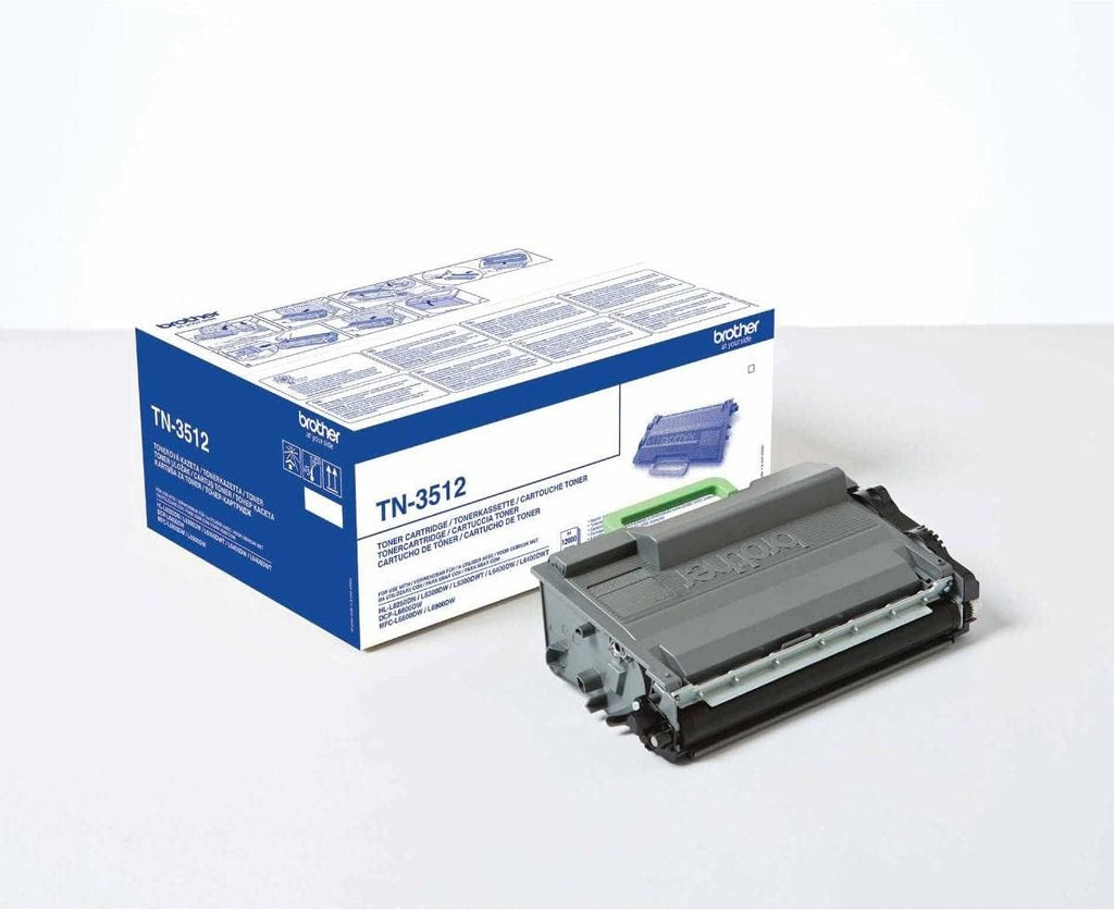 Brother TN-3512 Toner Cartridge, Black, Single Pack, Super High Yield, Includes 1 x Toner Cartridge, Brother Genuine Supplies
