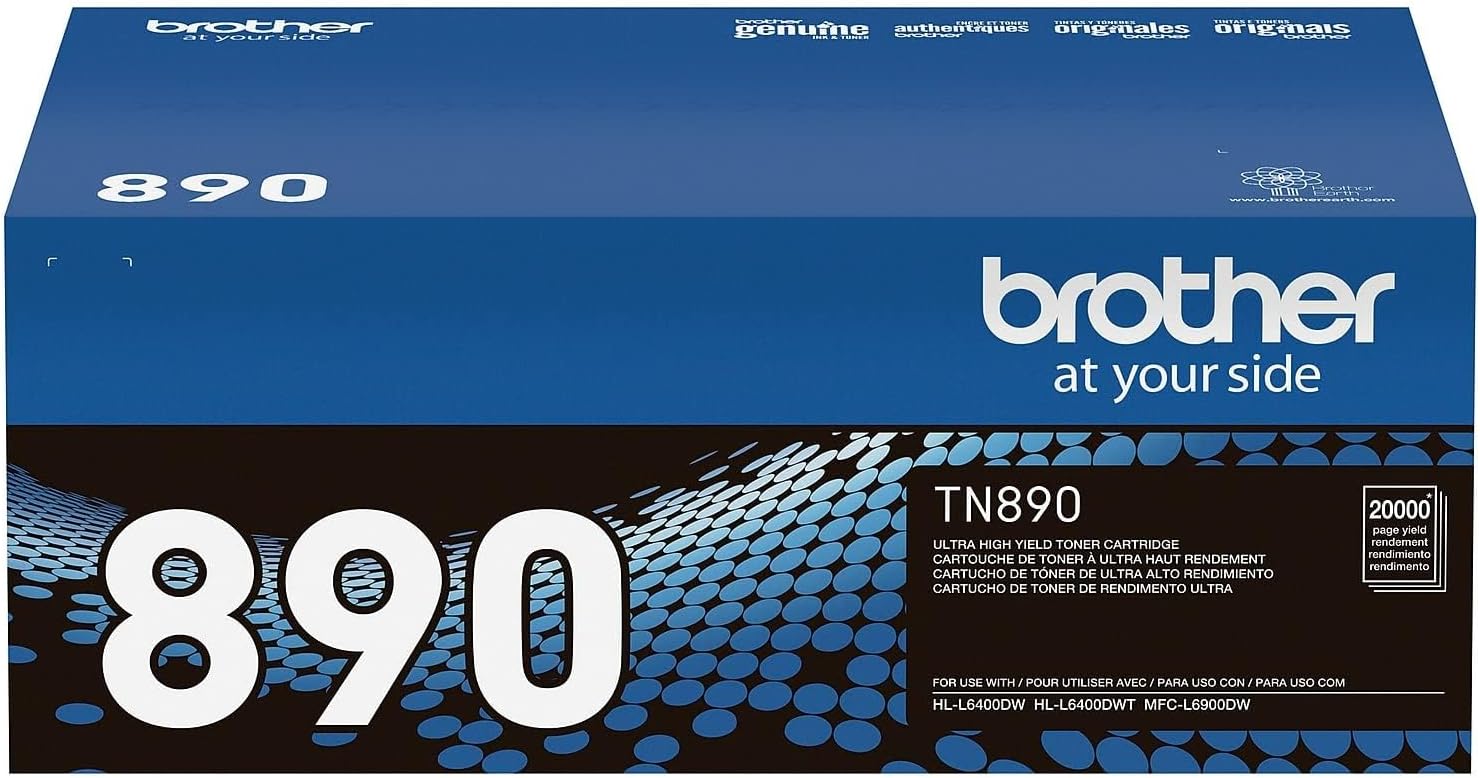 Brother Brand Name TN-890 Ultra High Yld Toner 20K YLD for HL-L6400DW TN890