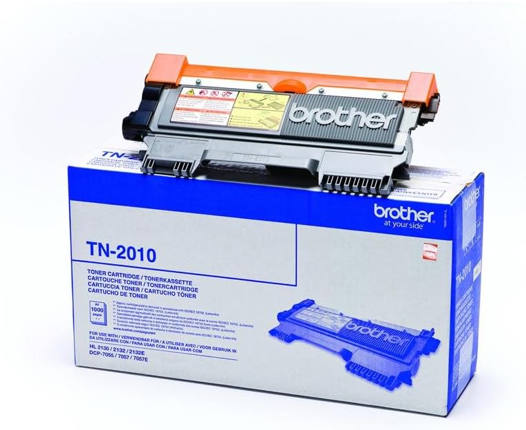 Brother TN-2010 Toner Cartridge, Black, Single Pack, Standard Yield, Includes 1 x Toner Cartridge, Brother Genuine Supplies