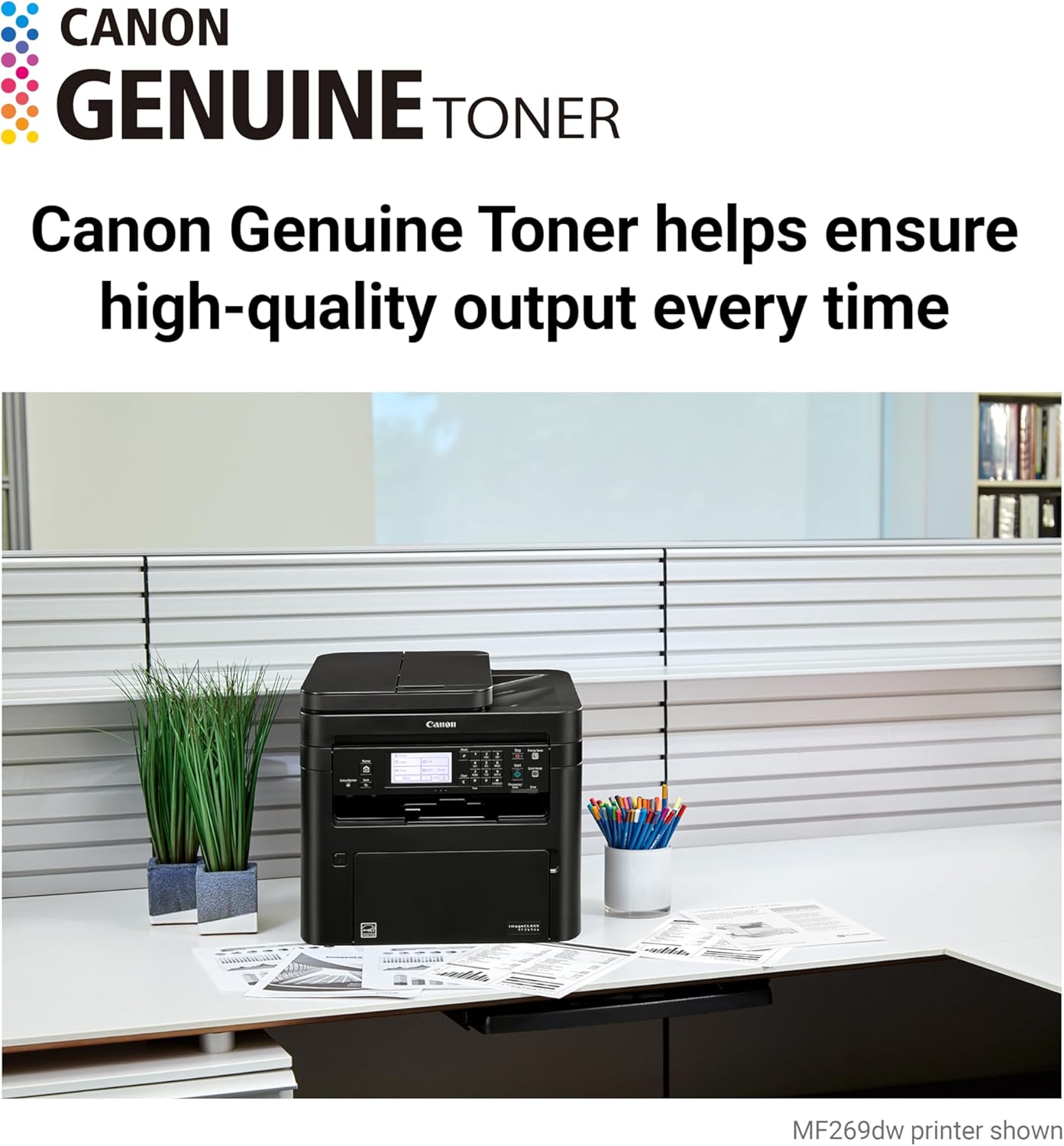 Canon Genuine 051 Black Drum Cartridge Compatible with LBP162dw, MF260 Series