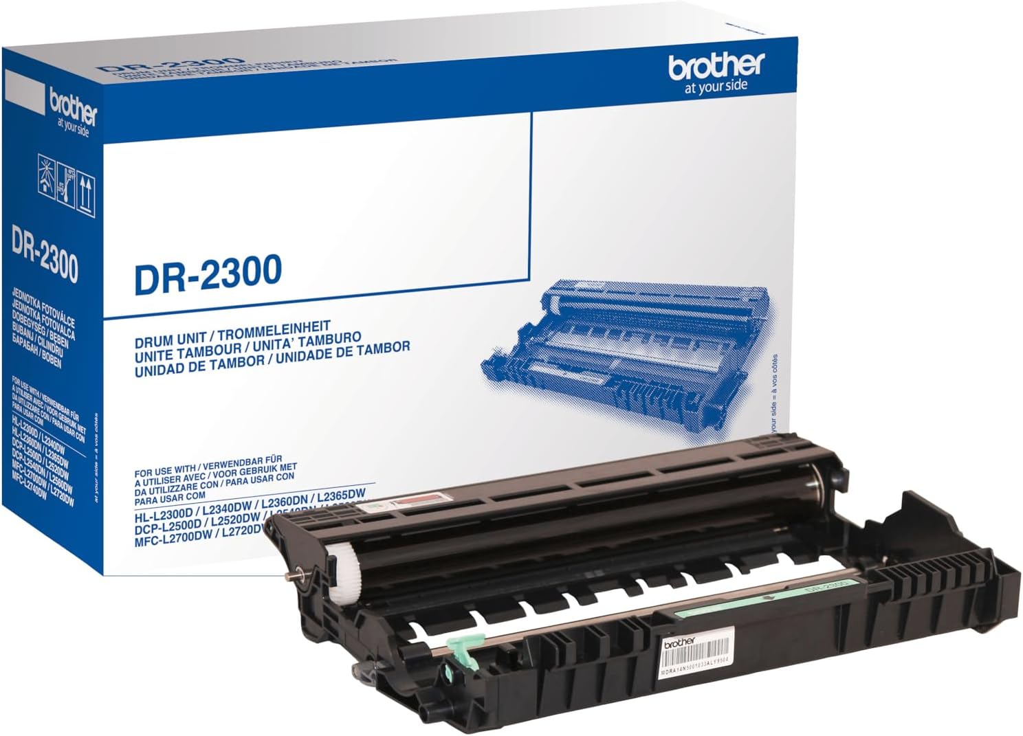 Brother DR-2300 Drum Unit, Genuine Supplies, Black