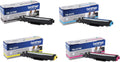 Brother TN227 4 High Yield Color Toner Set (BK/C/M/Y) (1) TN227BK, (1) TN227C, (1) TN227M, (1) TN227Y