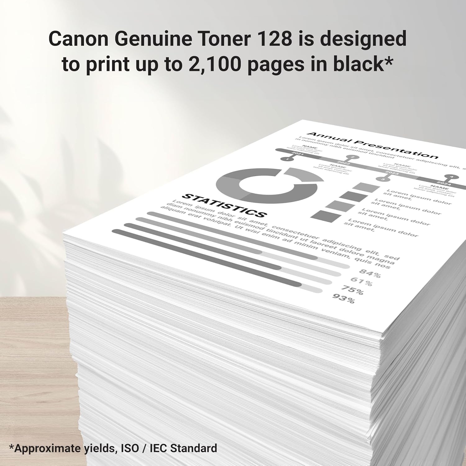 Canon Genuine 128 Black Toner Cartridge Compatible with MF4450, MF4770n, MF4570 Series, MF4800 Series, D530, D550, L100, L190