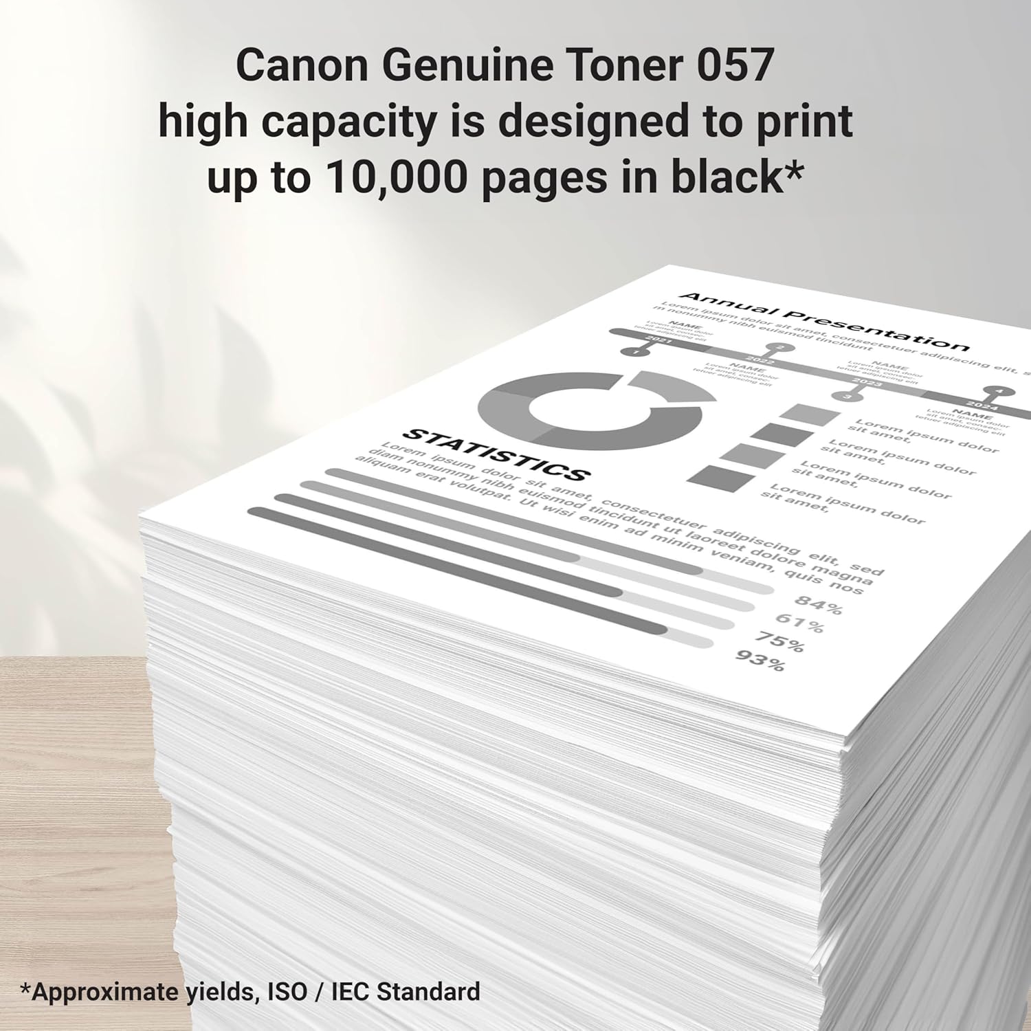 Canon Genuine 057 Black Toner Cartridge High Capacity Compatible with LBP220 Series, LBP230 Series, MF440 Series, MF450 Series