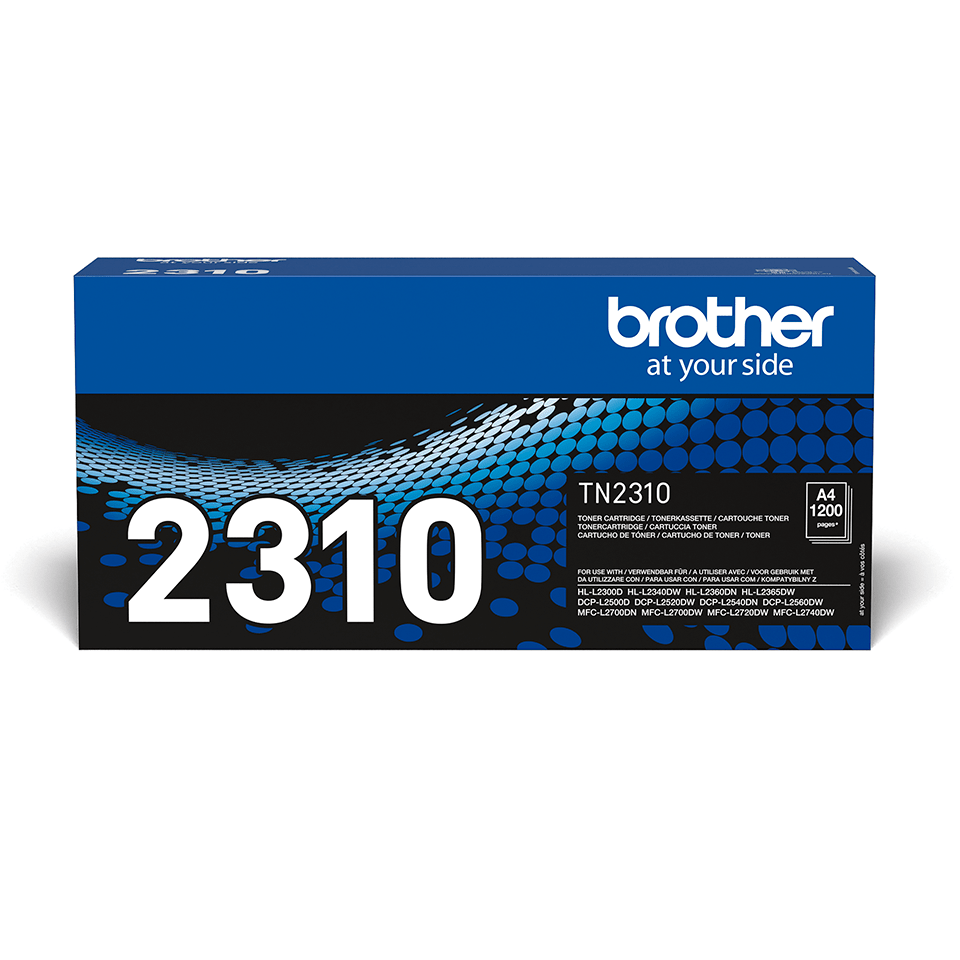 Brother TN-2310 Toner Cartridge, Black, Single Pack, Standard Yield, includes 1 x Toner Cartridge, Brother Genuine Supplies