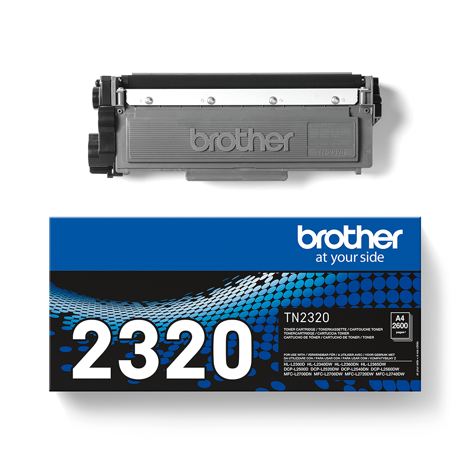 Brother TN-2320 Toner Cartridge, Black, Single Pack, High Yield, Includes 1 x Toner Cartridge, Genuine Supplies